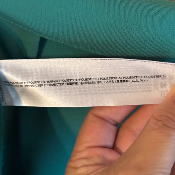 Mango Women Green wide leg trousers SZ: 14 - Picture 12 of 14